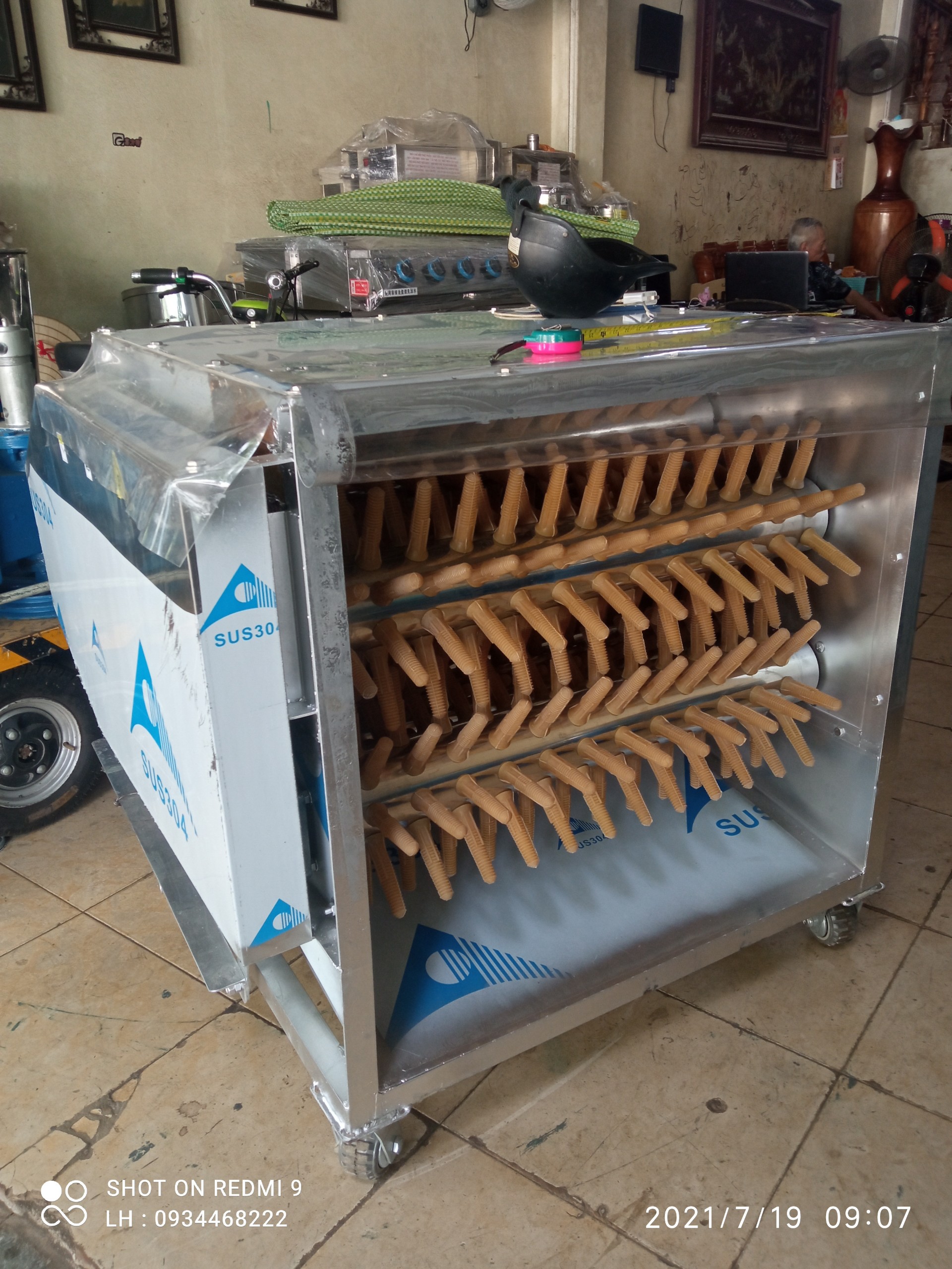 Máy Vặt Lông Gà Liên Hoàn 1 Lần 5-8 con